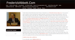 Desktop Screenshot of frederickabbott.com