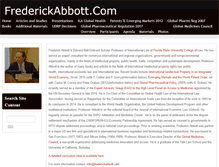 Tablet Screenshot of frederickabbott.com